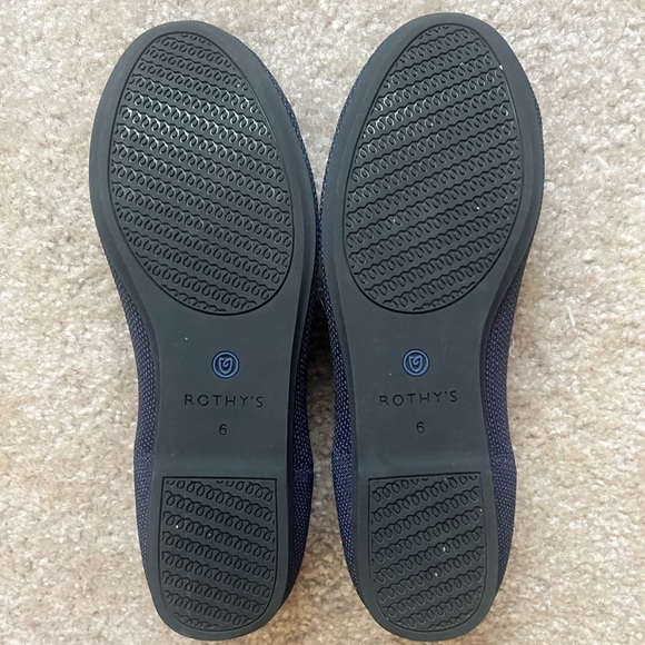 Retired Maritime Navy Rothy Flat Shoes Size 6 - Picture 5 of 8